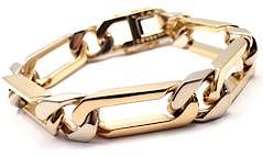  Van Cleef & Arpels 18k Yellow/White Gold Heavy Link Bracelet