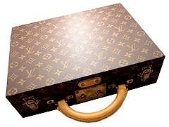 Louis Vuitton Jewelry Case Hard Luggage Travel Case 