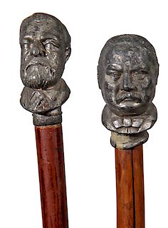 Two Presidential Campaign Canes