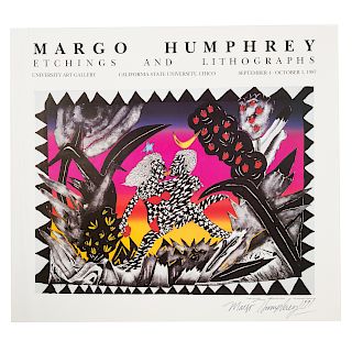 Margo Humphrey. Untitled, offset litho