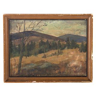 After Hanson Duvall Puthuff. California Landscape, oil