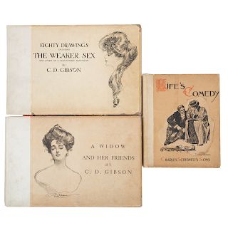 Two Charles Dana Gibson books and a similar book