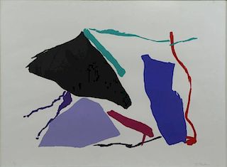 PARKER, Ray. Untitled Abstract Color Screenprint.