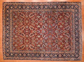 Antique Keshan carpet, approx. 8.8 x 11.11