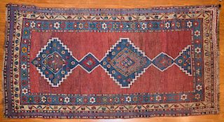 Antique Kazak rug, approx. 3.10 x 7.6