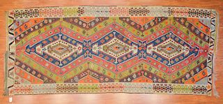 Antique Caucasian Kelim rug, approx. 5.9 x 13.9