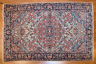 Antique Mahal rug, approx. 4.9 x 6.10