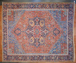 Antique Karaja Herez carpet, approx. 12.3 x 14.9