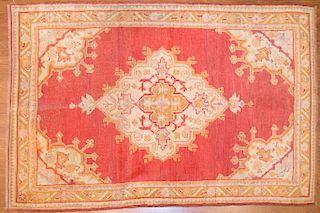 Antique Oushak rug, approx. 3.10 x 5.7