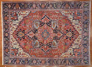 Antique Herez carpet, approx. 9.6 x 12.10
