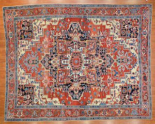 Antique Serapi carpet, approx. 9.3 x 11.6