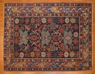 Antique Shirvan rug, approx. 4 x 5.2