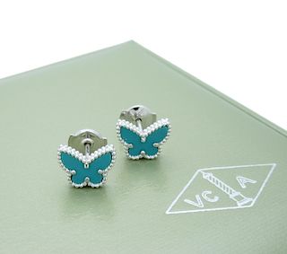 Van Cleef & Arpels Sweet Alhambra Butterfly Turquoise
