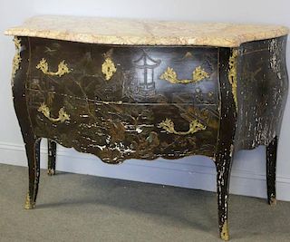Antique Continental Chinoiserie Decorated Ormalou