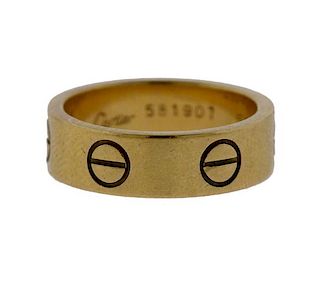 Cartier Love 18k Gold Band Ring