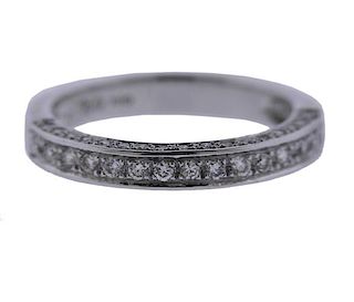 18k Gold Diamond Wedding Band Ring 