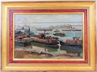 Aleksandr Gerasimov Russian Import Oil Painting