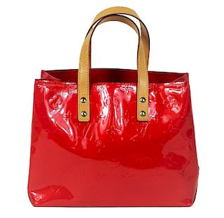 Louis Vuitton Red Vernis Leather Brentwood Tote