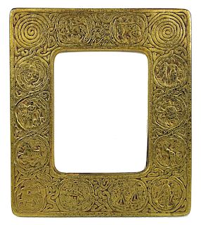 Tiffany Studios Zodiac Gilt Bronze Picture Frame