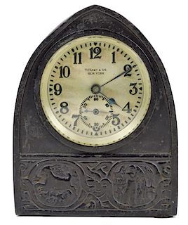 Tiffany Studios Zodiac Desk Clock Circa 1910