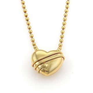Tiffany & Co. "Cupid" Arrow Heart 18k Yellow Gold