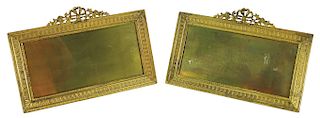 Pair of French Brass Ormolu Picture Frames