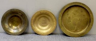 Lot of Tiffany Studios, NY Gilt Bronze Bowls.