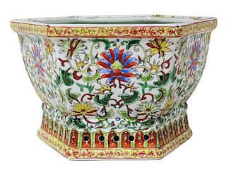 Chinese Pierced Porcelain Garden Bowl