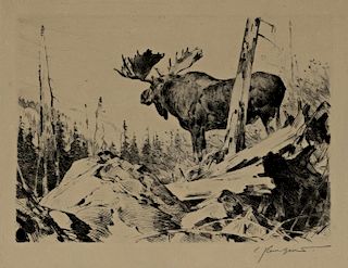 Carl Rungius (1869-1959) Alaskan Wilderness