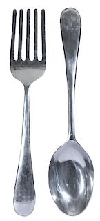 Giant Fork and Spoon