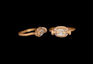 Egyptian Gold Ring with Scarab