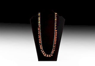 Egyptian Amuletic Bead Necklace