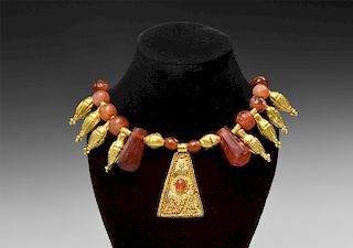 Greek Gold Necklace Pendant Group