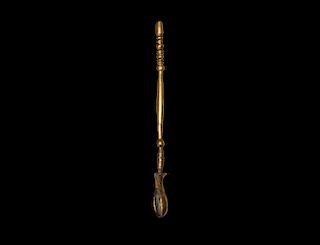 Roman Gold Apothecary's Spoon