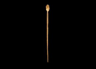 Roman Gold Pin with Hand