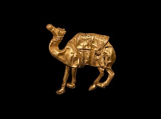 Western Asiatic Gold Camel Statuette
