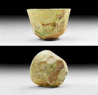 Western Asiatic Sassanian Facet-Cut Glass Cup
