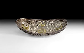 Western Asiatic Sassanian Bowl with Simurgh