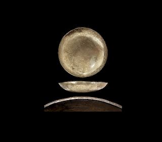 Western Asiatic Pre-Achaemenid Large Silver Bowl for Ampirish, King of Samati