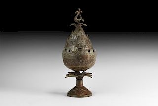 Chinese Han Censer with Animals