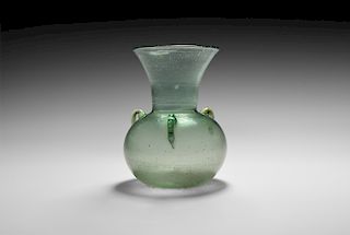Ottoman Green Glass Hanging Lamp