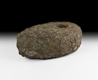 Massive Stone Age Scandinavian Pecked Axe-Hammer