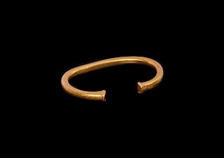 Bronze Age Heavy Gold Bracelet