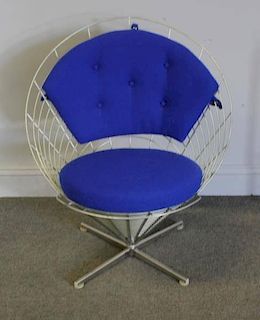 Rare Midcentury Verner Panton Wire Cone Chair.