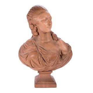 Terra Cotta Bust of Madame Du Bary