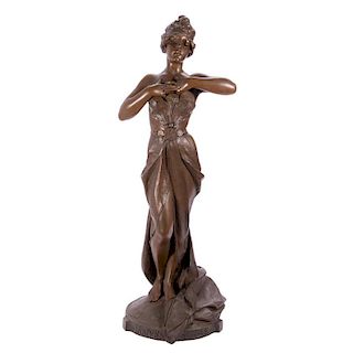 Copper Figure, Early 20th. Century