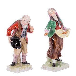 Two French Porcelain Figures. 19th. Century