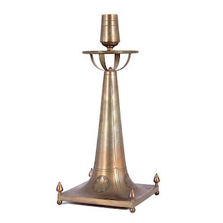 Pairpoint Arts and Crafts Brass Candle Stick