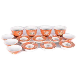 Set of Chinese Tea Bowls