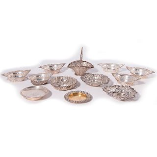 Sterling, Misc Nut Dishes, Small Trays.